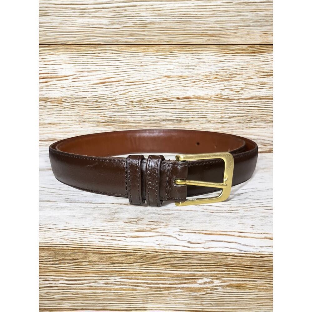 Vintage 1980’s Coach 5700 1” Burnished Cowhide Leather Belt - Size 38